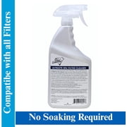 Ultimate Spa & Pool Filter Cleaner Spray, Professional Strength Fast Acting No Soak Hot Tub, Cartridge & Sand Filter Cleaning, Removes Body Oils, Sunscreen, Grease & Organic Build-Up. 32 oz.