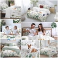 thumbnail image 6 of Spring Summer Floral Bedding 3 Piece Duvet Cover Set California King, Farmhouse Botanical Flowers Soft Microfiber Comforter Cover with Zipper Closure & Pillowcases, FadeResistant Quilt Cover, 6 of 9