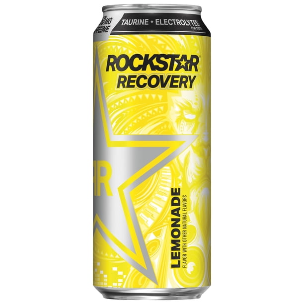 Rockstar Recovery Lemonade Energy Drink, 16 Fl. Oz.