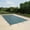 Green, variant on Blue Wave 18' x 36' Rectangular Mesh In-Ground Pool Safety Cover with 4' x 8' Center Step - Blue