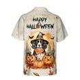 thumbnail image 2 of Happy Halloween Brittany Spaniel Witches Hat Pumpkin Carving Hawaiian Shirt Breathable Summer Unisex Merch Brittany Dog Lover Gifts Idea - 02019, 2 of 6