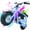 Blue, variant on HOVERHEART Gas Mountain Bike, 105cc 4-Stroke Gas Powered Off Road Motorcycle (Model-MB0001) with Led Lights, Disc Brake, Max Load 200Lbs, Up to 30Kph, NO OIL MIX REQUIRED