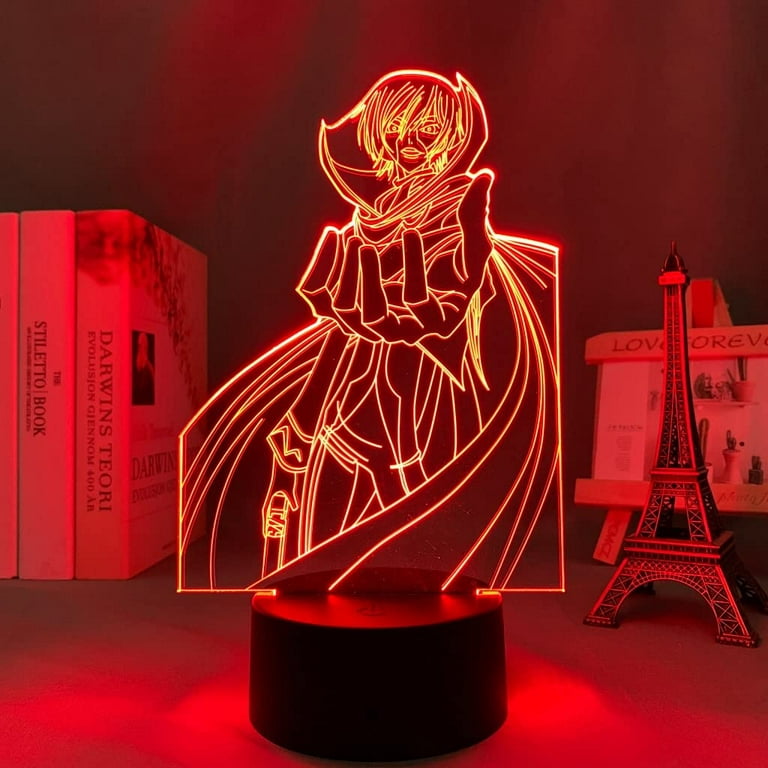 Hot Sale anime adventure Led Table Lamp Print one piece 3D Visual Acrylic  Night Light Birth day gift home decor - AliExpress