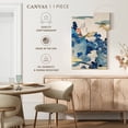 thumbnail image 5 of Elephant Stock An Evening View Of Fuji Wall Art - Vertical Canvas Wall Art - Living Room Wall Decor - Nature Canvas - Blue And Beige Decor By Utagawa Kuniyoshi - 8" x 12", 5 of 8