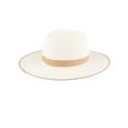 thumbnail image 4 of Jessica Simpson Women's Wide Brim Straw Fedora Beach Hat, 4 of 6