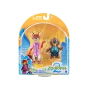 Disney’s Zootopia 2 Two Pack - 3 inch Two Figure Pack of Nick Wilde & Nibbles Maplestick