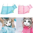 thumbnail image 1 of DEELLEEO Cat Bathing Bag Cat Shower Net Bag Anti-Bite Anti-Scratch Restraint Adjustable Multifunctional Bag for Bathing  Nail Trimming  Pet Examination  Ears Clean By, 1 of 10