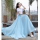 thumbnail image 1 of Falda de gasa de 720 grados para mujer, traje de baile de Ballet, ropa de práctica de bailarina Gitana, falda larga surtida, vestidos de fiesta, 1 of 5