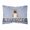 Grey, variant on English Bulldog Grey Brindle Welcome Canvas Fabric Decorative Pillow