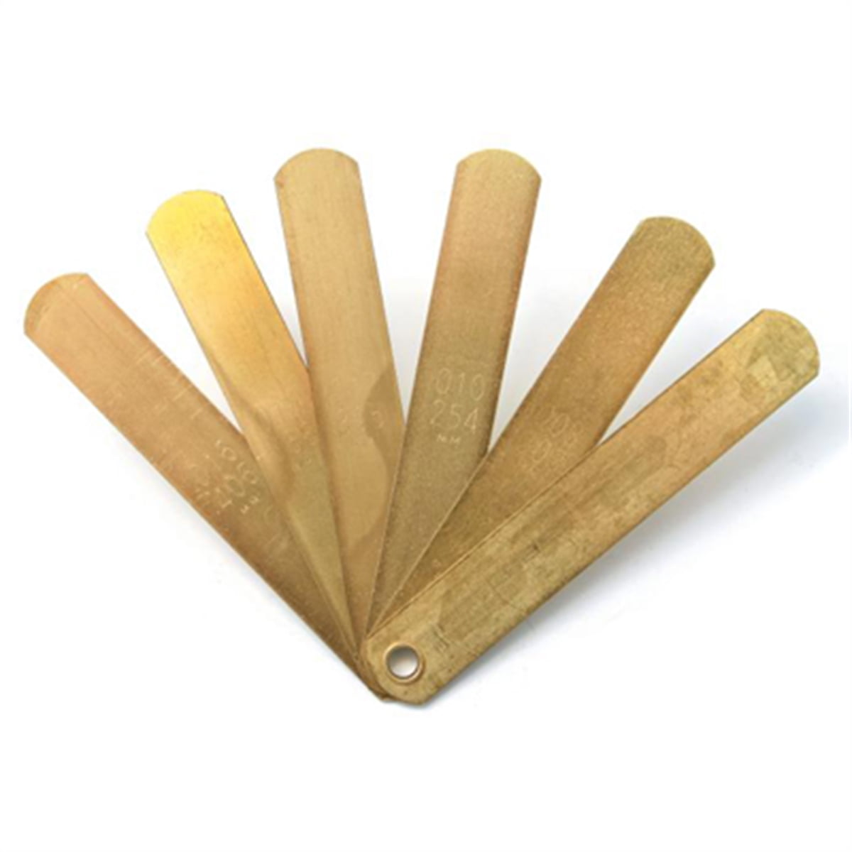 Feeler Gauge Set 6 Bld Brass