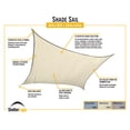 thumbnail image 3 of ShelterLogic 16 x 16 ft Blue Square Shade Sail, 3 of 4