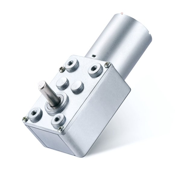 Greartisan DC 12V 6RPM Turbo Worm Geared Motor High Torque Turbine Worm Gear Box Reduction Motor 6mm Shaft JSX1170-370