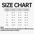 thumbnail image 3 of Pants for Women Women's Summer Elastic Waist Color Cotton And Linen Loose Trousers Light Brown L, 3 of 8
