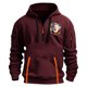 thumbnail image 2 of Sudadera con capucha para hombre, informal, con estampado, deportiva, de manga larga, blusa de poliéster, 2 of 4