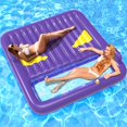 thumbnail image 1 of Tumbona inflable para broncearse para piscina, modelo XINTUO, 71 x 71 cm, con portavasos, 1 of 7
