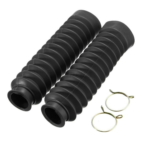 HOMEMAXS 2pcs Motorcycle Front Fork Shock Absorber Protectors Rubber Motorcycle Shock Absorber Sleeves