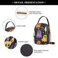 thumbnail image 4 of FORMRS Crossbody Bag for Women Quilted Travel Shoulder Cell Phone Purse with Chain Strap Handbag, Yellow Halloween Ghosts, 4 of 7