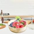 thumbnail image 3 of Double Layer Vegetable Washing Basket, Transparent Kitchen Draining Basket, Multi-Purpose Food Prep & Cleaning, Space-Saving Design, Practical Kitchen Sink Organizer for Vegetables & Fruits, 3 of 5