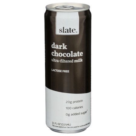 2X - Slate Dark Chocolate Ultra-Filtered Lactose Free Protein Shake 11 fl oz Package May Vary