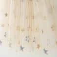thumbnail image 4 of Toddler Baby Kids Girls Star Sequin Summer Sleeveless Beach Tutu Dress Casual Layered Tulle Dresses Princess Birthday Party Beach Dresses 1-6Y, 4 of 5