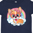 thumbnail image 4 of Inktastic Corgi Dog Lover Rainbow Girls Toddler T-Shirt, 4 of 5
