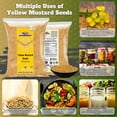 thumbnail image 6 of Rani Yellow Mustard Seeds Whole Spice 32oz (2lbs) 908g ~ Ideal for Pickling, Dressing and Making Ground Mustard for Cooking, All Natural | Vegan | Gluten Friendly | NON-GMO | Kosher | Indian Origin, 6 of 9
