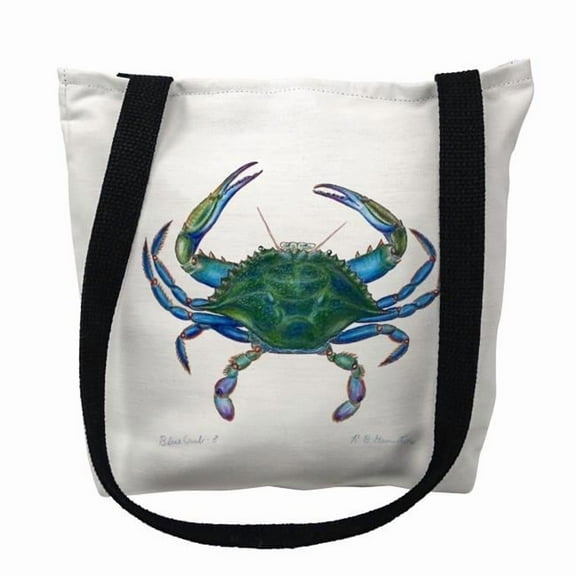 13 x 13 in. Male Blue Crab Tote Bag - Small