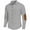 c01Gray, variant on Men's Corduroy Shirts Casual Button Down Shirt with Elbow Patches Jacket Lightweight Soft Comfy Shacket Pullover White M