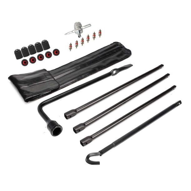 Dr.Roc compatible con kit de herramientas para neumáticos de repuesto con mango de gato para neumáticos de repuesto y llave de tuercas para ruedas Dodge Ram 1500 2003-2018 y Ram 1500 Classic 2019