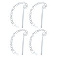 thumbnail image 4 of 4pcs Durable Patio Umbrella Pin Chain Stabilizer Straps for Garden Parasol Fixing, Outdoor Use, Noise Reducing, Compatible with Various Models, 4 of 4