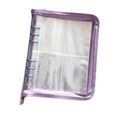 thumbnail image 6 of fenteer Jewelry Storage Book Gift Portable Dustproof Transparent Jewelry Storage Bag black, 6 of 8