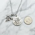 thumbnail image 2 of Dental Assistant Charm Necklace in Stainless Steel. "She Believed She Could So She Did". Dental Assistant. Dental Graduation Gift., 2 of 7