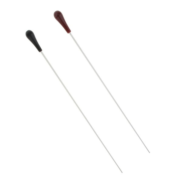 2 Unids Conductor Musical Conduce Varita Varita Resina 385mm / 15.16 Pulgadas Escenario Coro Orquesta Accesorio