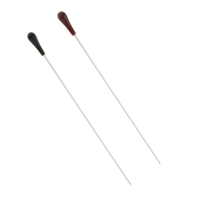 2 Piezas De Varillas De Conductor Varilla De Resina Varilla Manija 385 Mm Accesorio De Música, Negro + Rojo Yuyangstore Palo de varita de director de música