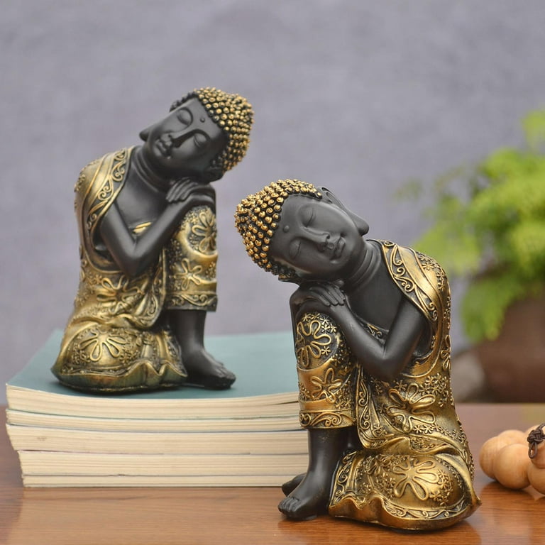 Indian Traditional Polystone Decoration Buddha Statue For Home Decor