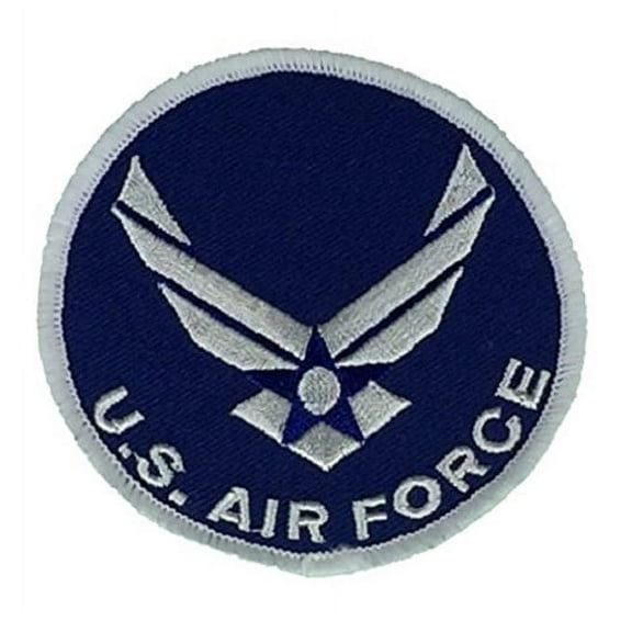 UNITED STATES AIR FORCE SYMBOL Patch - Blue/White - Veteran Owned Business.