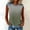 Army Green(New), variant on Women's Summer Tank Top,Versatile Fashionable Gradient-Dye Denim Patchwork Waffle-Weave Relaxed Round Neck Sleeveless Top