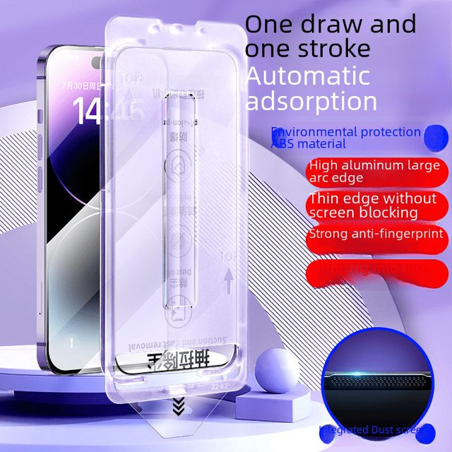 Adecuado para iPhone14 película templada 13 almacén libre de polvo 12ProMax Apple 15 14Pro Peep-proof Plus pantalla completa PM