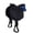 Black Royal Blue, variant on 15" Black Western Bareback Treeless Horse Saddle Pleasure Trail Riding 49101BK