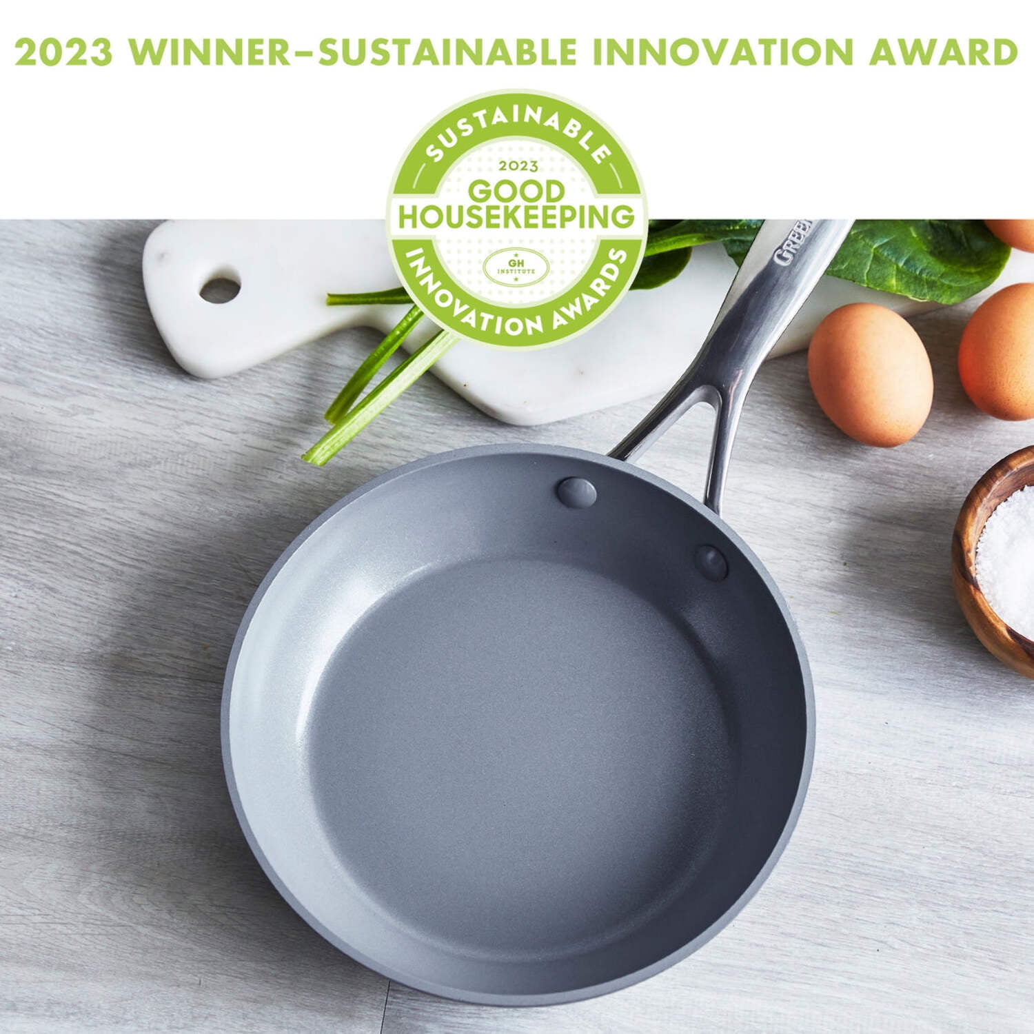 GreenPan Valencia Pro Healthy Ceramic Nonstick 8″ Fry Pan