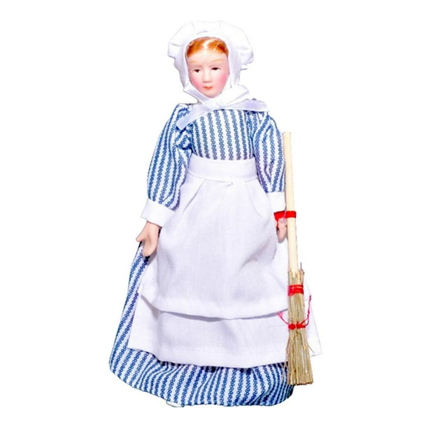 :12 escala muñeca niña niño decoración si Zulema Muñecas de porcelana de casa de muñecas