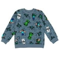 thumbnail image 3 of Minecraft Creeper Steve Alex French Terry Sweatshirt and Jogger Pants Set Little Kid to Big Kid, 3 of 5