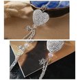 thumbnail image 4 of Colgante de cristal para coche, espejo retrovisor, adorno de diamantes de imitación, decoración colgante para coche, colgante de bola de felpa con corazón de amor, adornos interiores de cristal para coche ER, 4 of 5