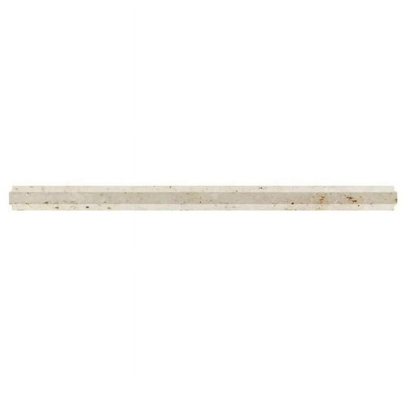 Apollo Tile 10 pack 0.8-in W x 12-in L Marble Polished Liner Tile Trim (0.667 Sq ft/case)