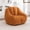 Orange, variant on Peispie Giant Bean Bag Chair with Filler, Tufted Soft Stuffed Lazy Sofa, Comfy Cozy BeanBag Chairs with Memory Foam for Dorm, Living Room, 300lbs, Green