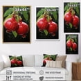 thumbnail image 4 of Designart "Fruit Pomegranate Red Painting II" Farmhouse Floater Framed Canvas Wall Art, 4 of 7