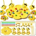 thumbnail image 1 of Childrens Honeybee Pollination Magnetic Toy Early Game Magnetic Toy Fishing Learning, 1 of 8