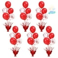 thumbnail image 1 of Kit de soporte para centro de mesa con globos, color rojo, para decoración de fiestas, 1 of 7