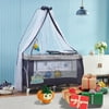 Reed Royal Play Deluxe Nursery Center Playard Nursery Kids Indoor & Outdoor Activity Center, Baby Fence with Mosquito Net Breathable Mesh