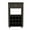 Dark Brown, variant on Nmkwnr Wood Bar Cart with 12 Wine Rack and Wheels, Dark Brown